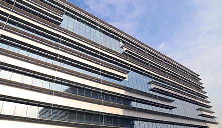 LandVac vacuum insulated glazing for energy saving building